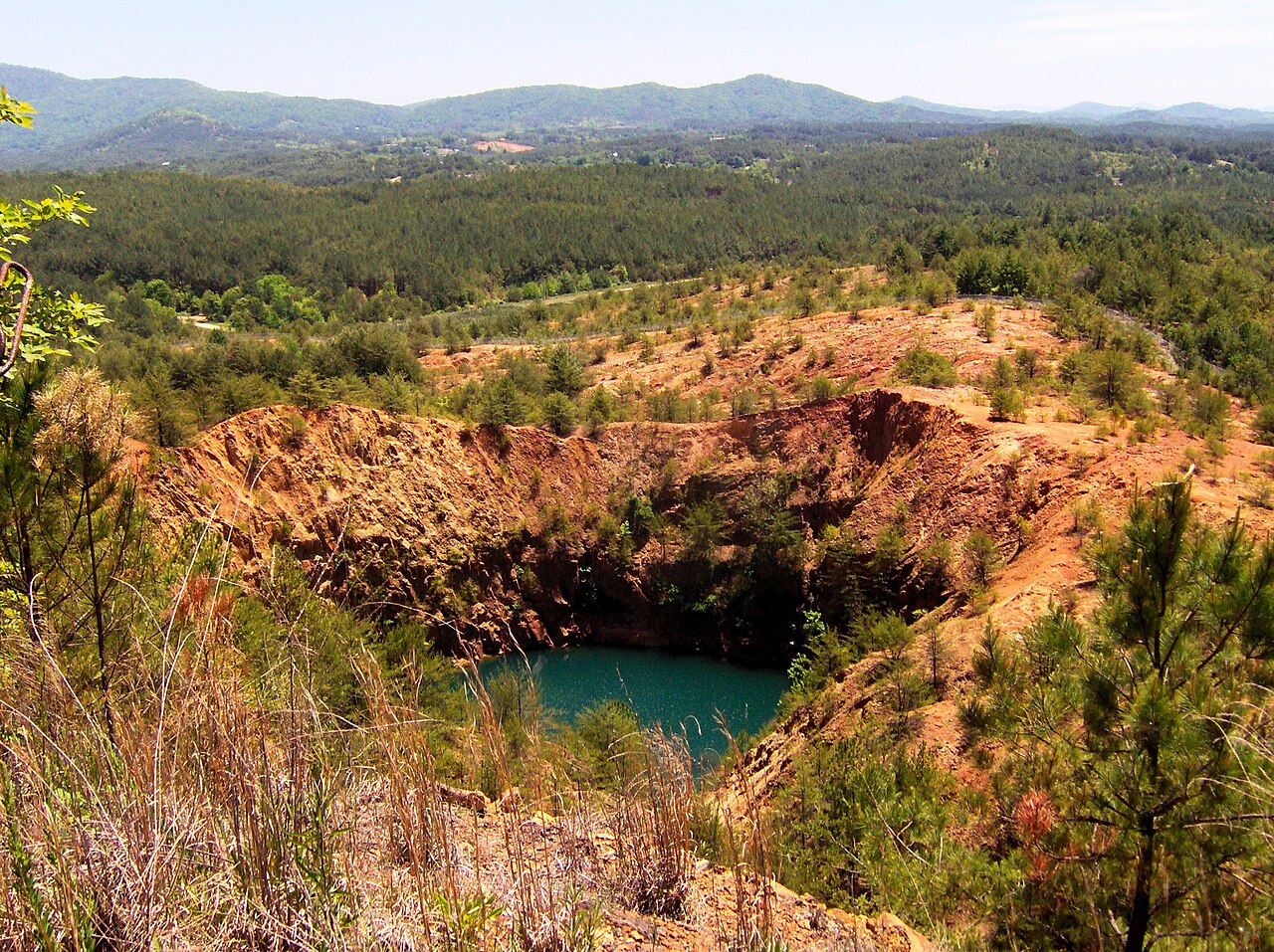 Ducktown Basin Museum mine collapse overlook