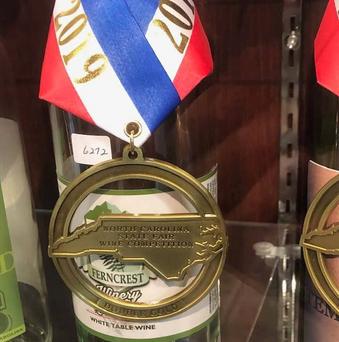 FernCrest Winery tasting room in Andrews