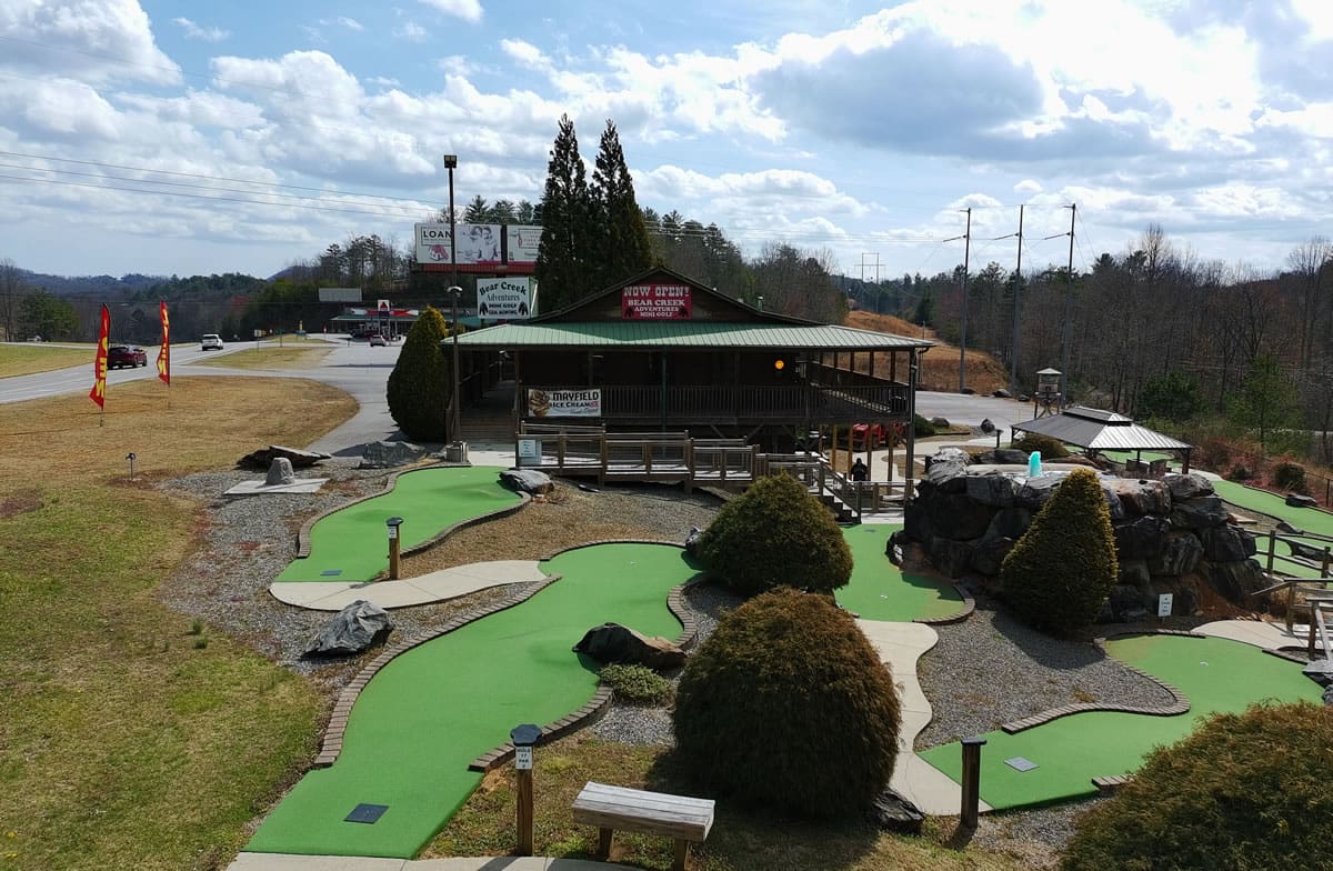 Bear Creek Adventures mini golf course