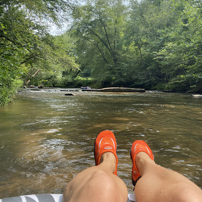 West Tubing Company on Brasstown Creek