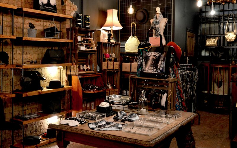 Marketplace Antiques vintage items on display
